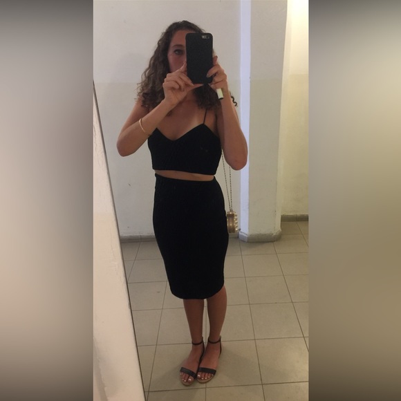 Corset suede crop top/ bralette - Picture 3 of 8